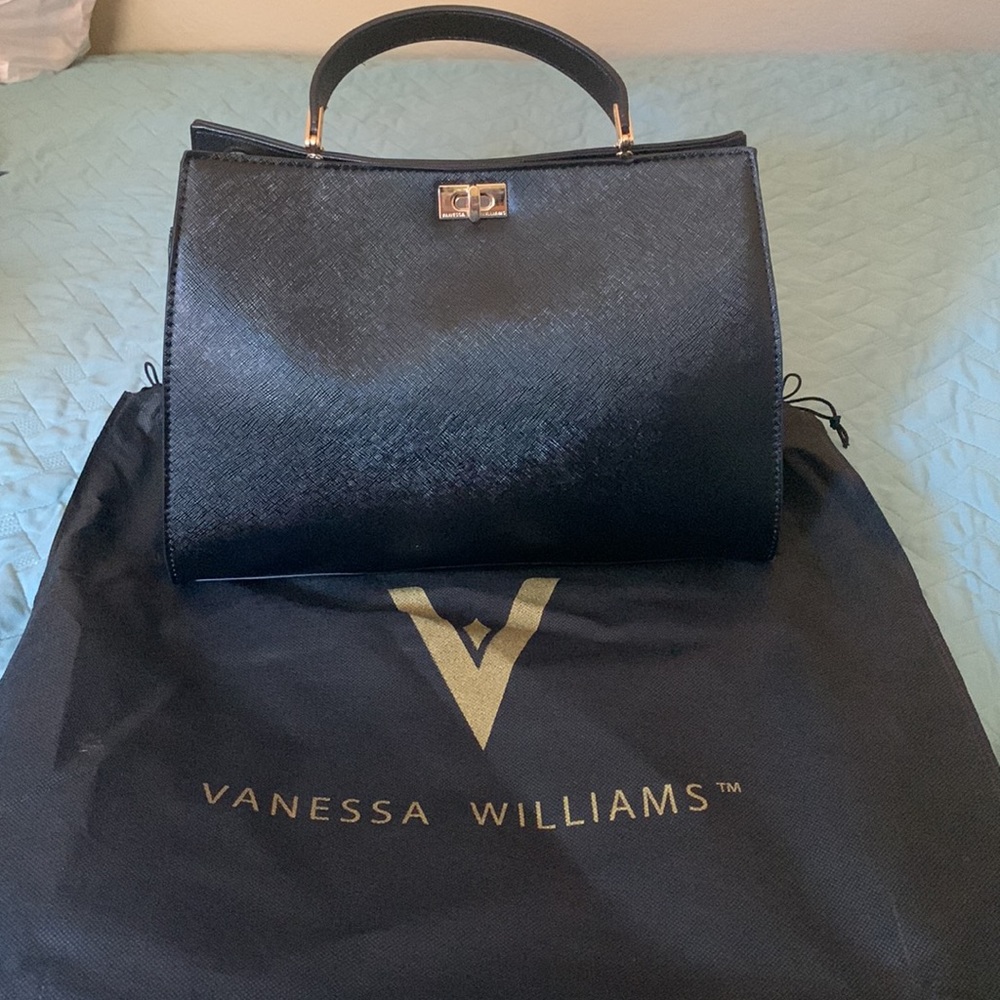 Vanessa Williams black collection large purse